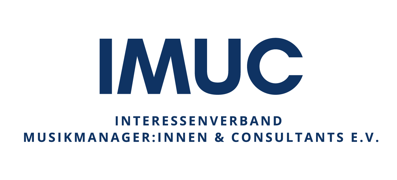 Logo des Interessenverbands Musikmanagerinnen & Consultants e.V. (IMUC)