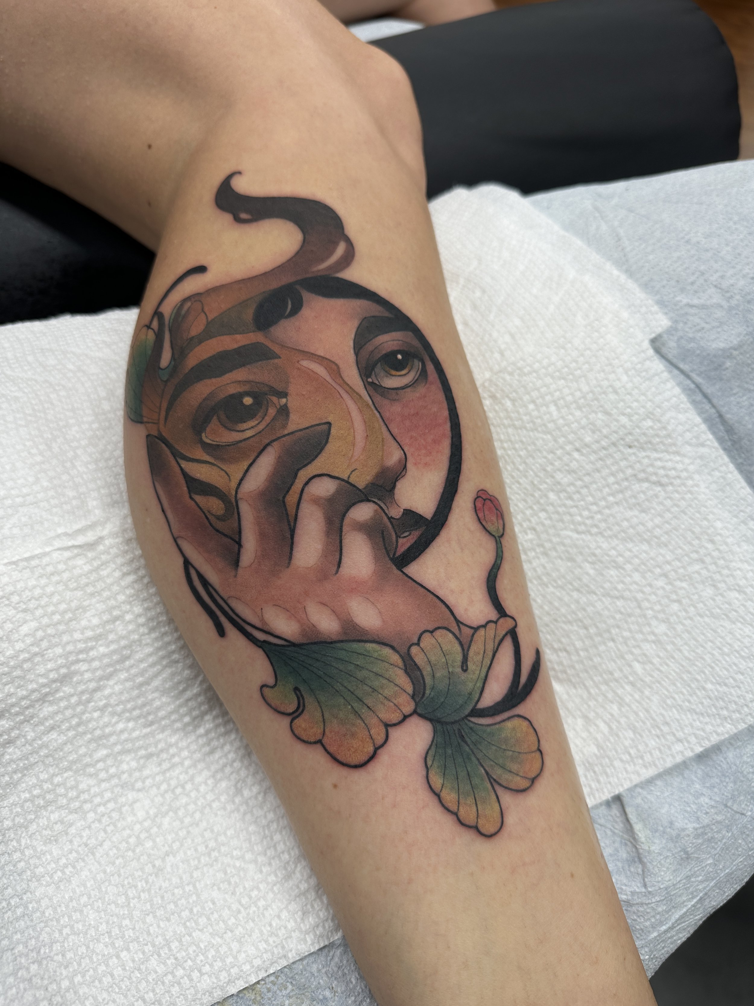 Neotraditional Lady Face