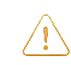 Warning triangle icon with an exclamation mark inside