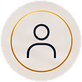 User profile icon with a simple outline of a person in a circle