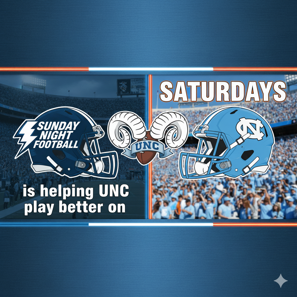 Sunday Night Football is Helping UNC Play Better on Saturdays
