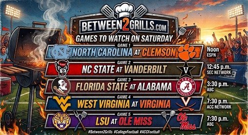 ACC Football: Five Saturday Games ACC Fans Need to Watch 