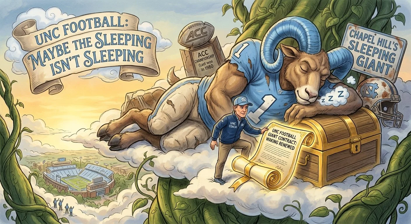 UNC Football: Maybe the Sleeping Giant Isn’t Sleeping