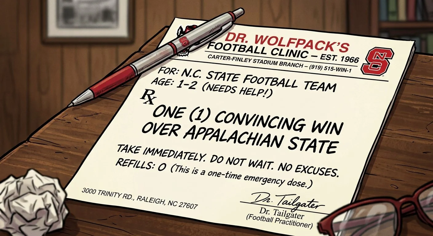 NC State Football: A Win Over App State Is Just What the Football Doctor Ordered