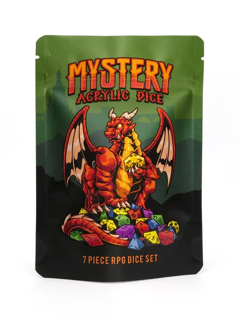 Mystery Acrylic 7pc Dice Set
