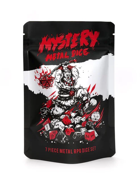 Mystery Metal 7pc Dice Set