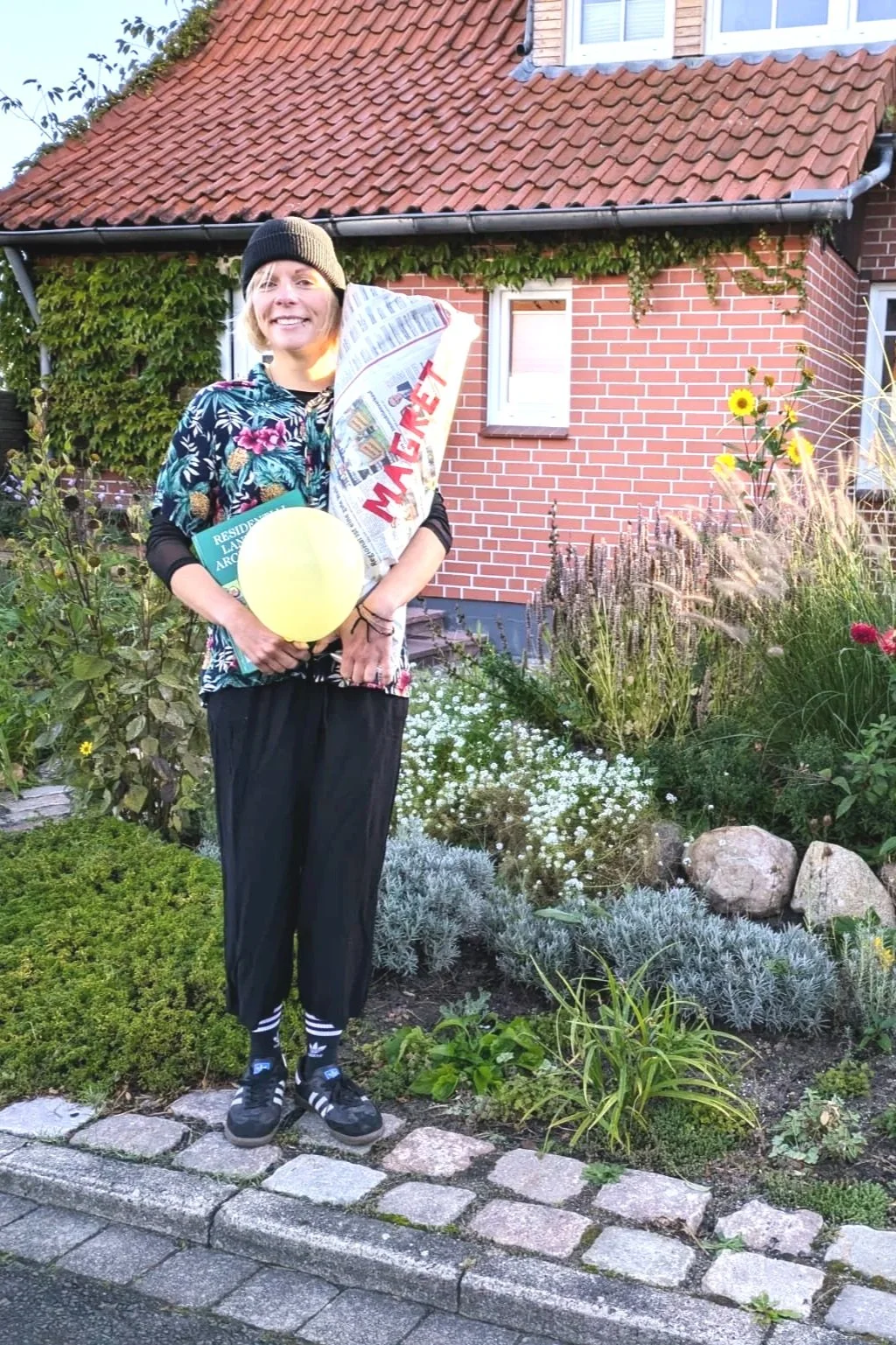 Gartendesignstudium Annemarie Jungbluth zum Start mit Schultüte