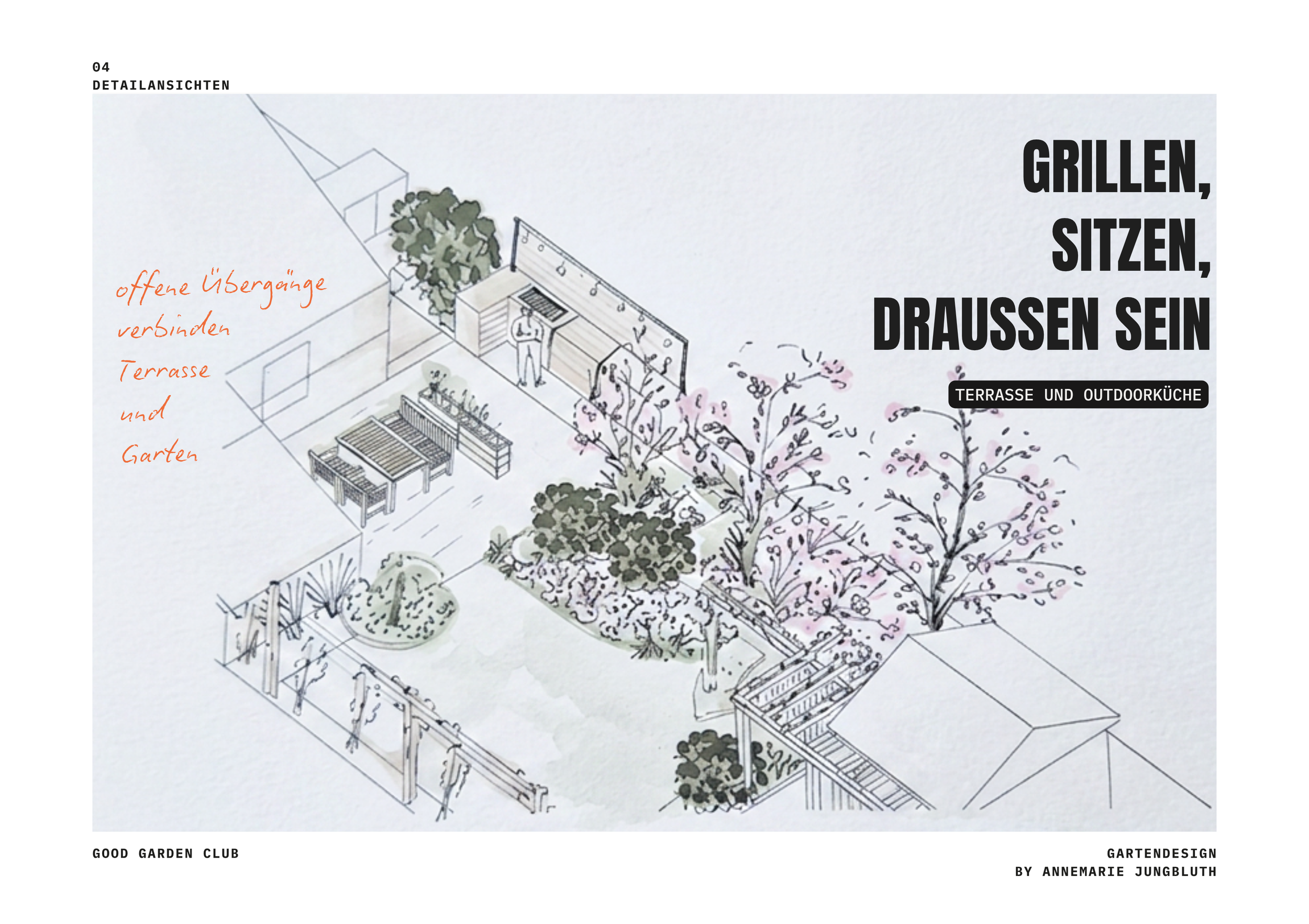 Gartenplanung Good Garden Club gerenderte Ansicht