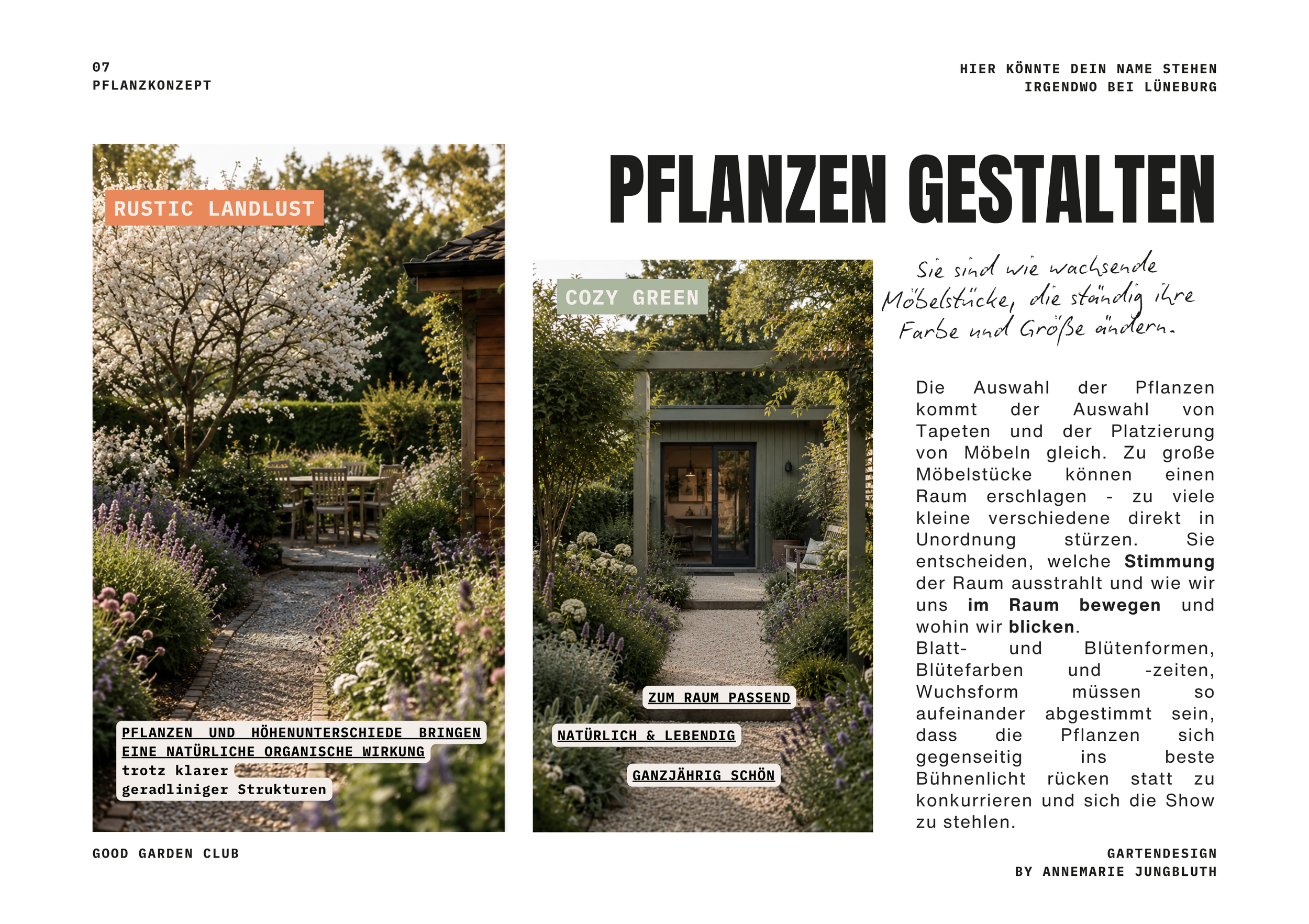 Mit Pflanzen gestalten