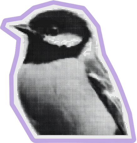 Vogel Sticker