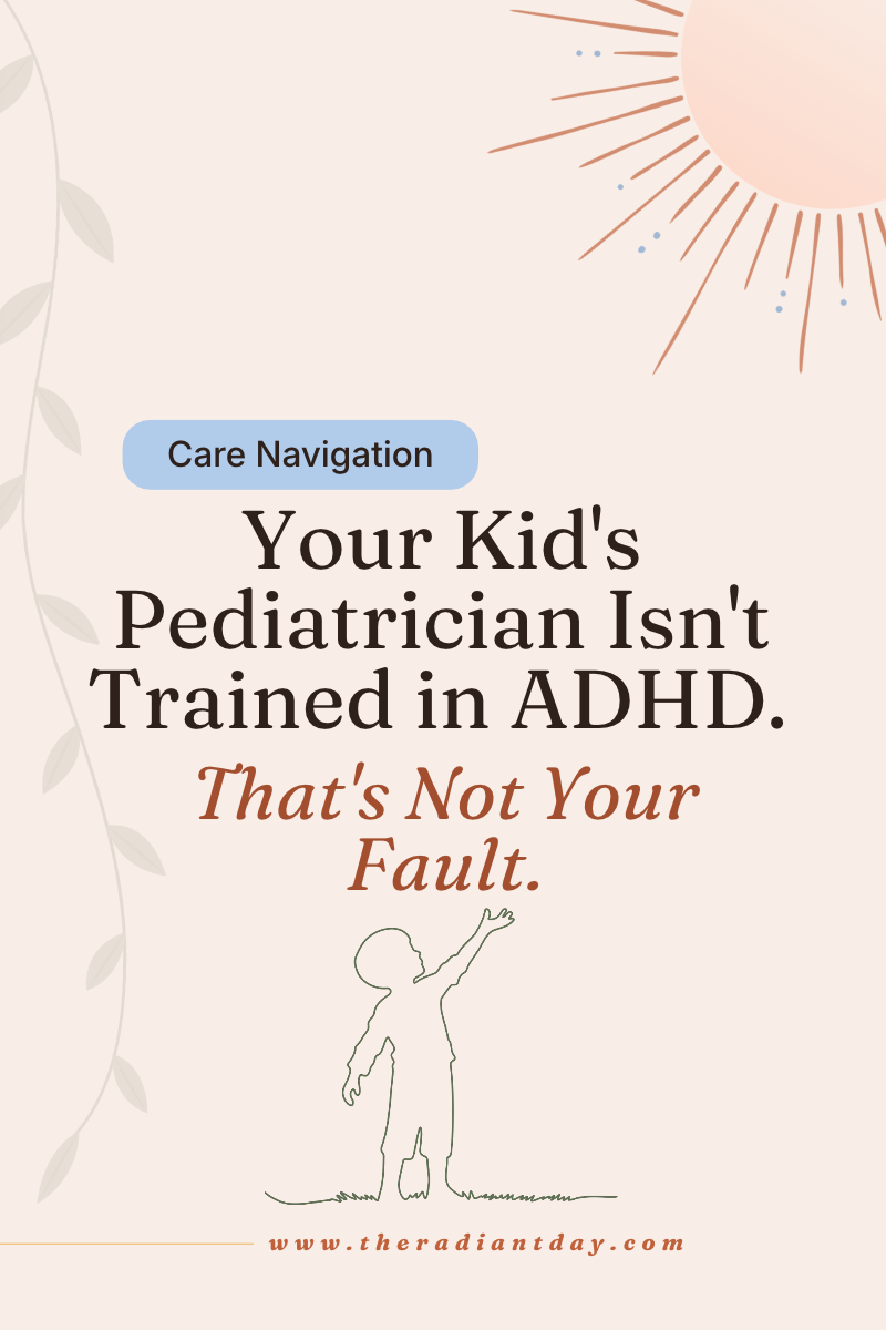 Pediatricians not trained for ADHD