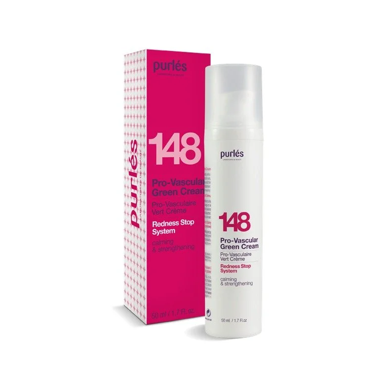 Purlés 148 Pro-Vascular Green Cream – Zielony krem do skóry naczyniowej