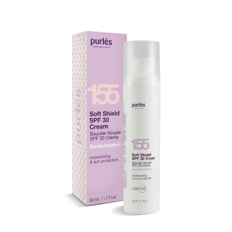Purlés 155 Soft Shield SPF 30 Cream – Lekki krem z filtrem SPF 30