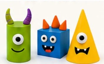 Math Explorers Week 4: 3D Shape Creatures