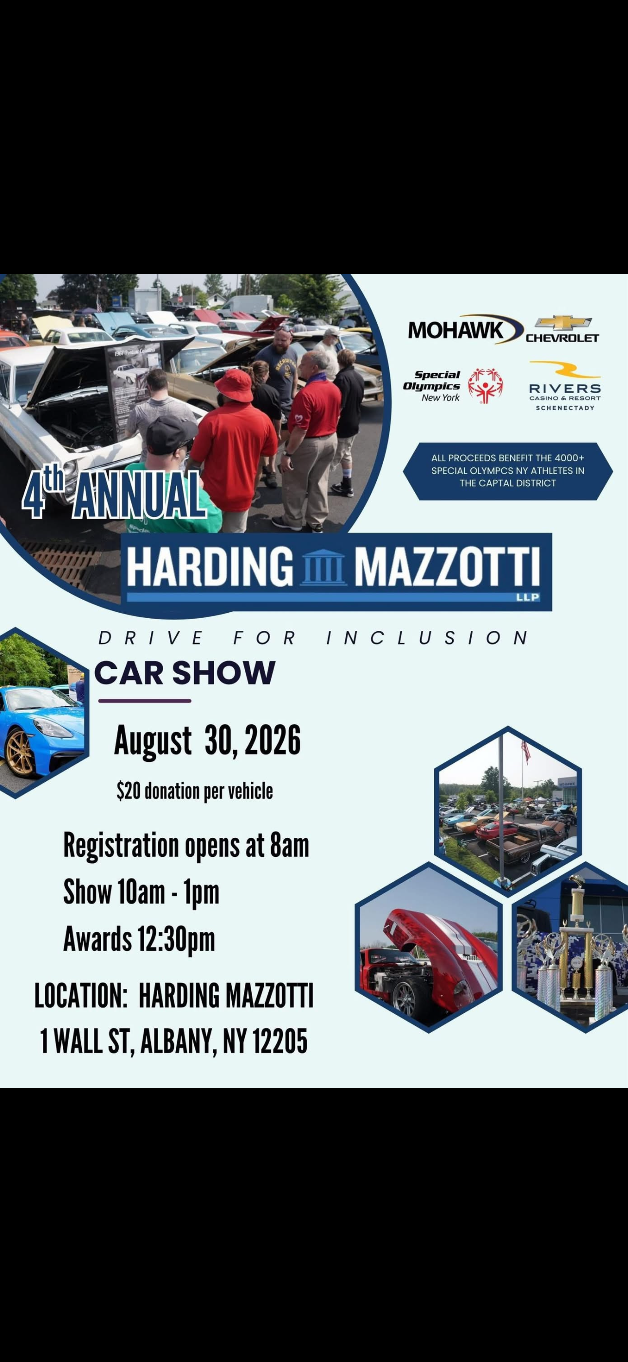 Harding & Mazzotti Drive For Inclusion Car Show 