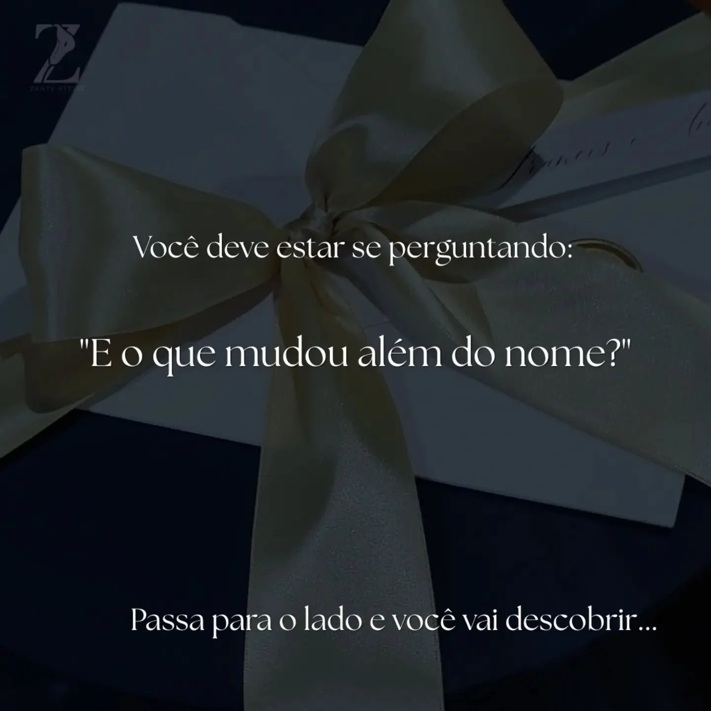 O nome mudou, e o nosso prop&oacute;sito se fortaleceu. ✨

Aqui na Zante Ateli&ecirc;, acreditamos que presentear vai muito al&eacute;m do objeto: &eacute; sobre criar um abra&ccedil;o em forma de presente. 
Expandimos nossa linha para acompanhar voc