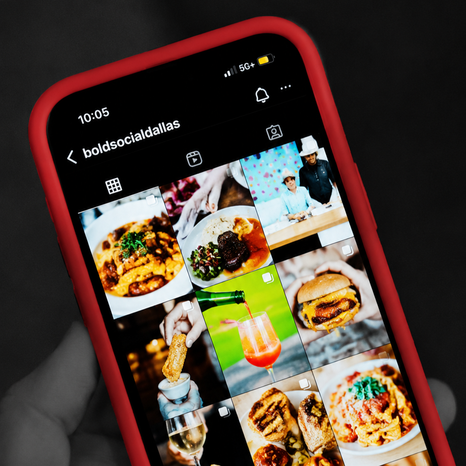 Restaurant social media management services creating engaging content and growing local restaurant brands.
