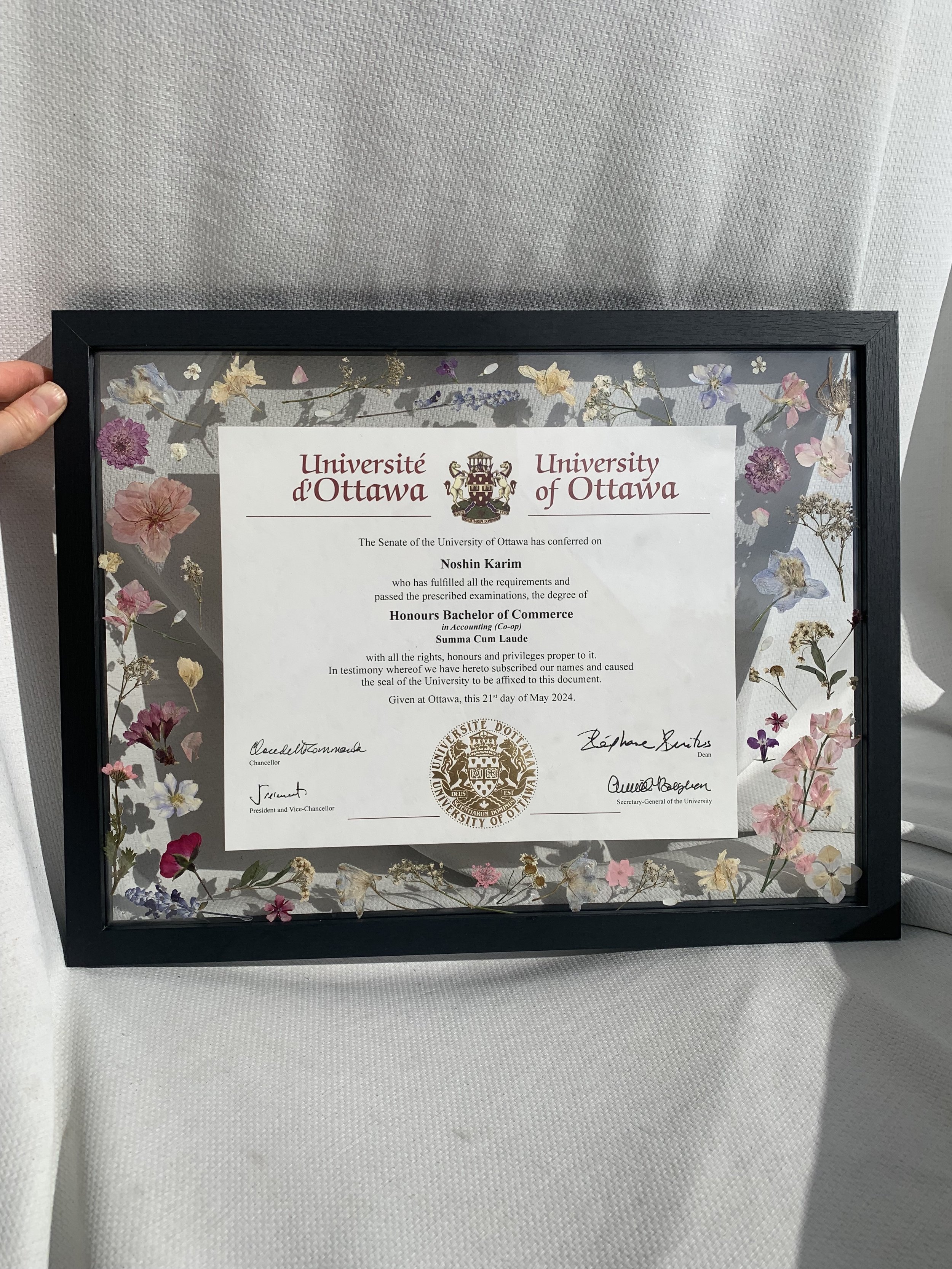 Certificate Frames