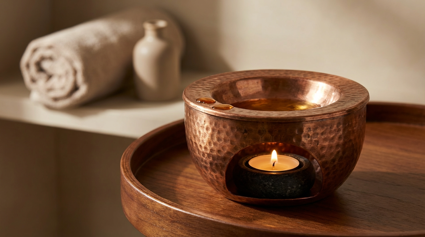 Copper Oil Warmer