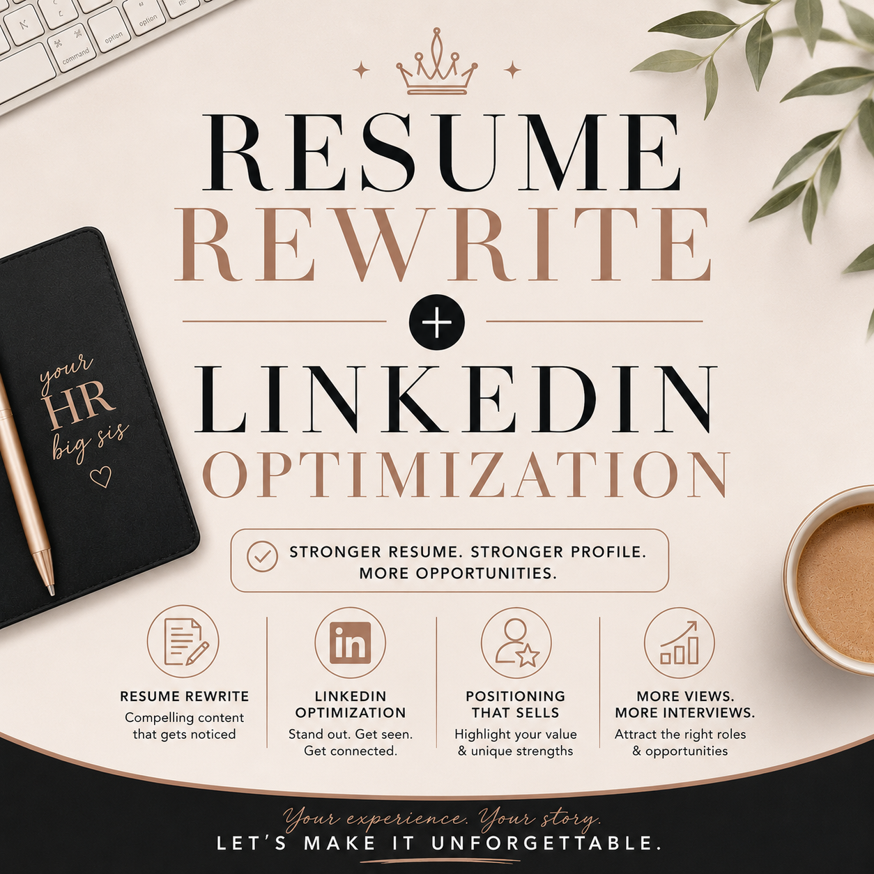 Resume Rewrite + Linkedin Optimization