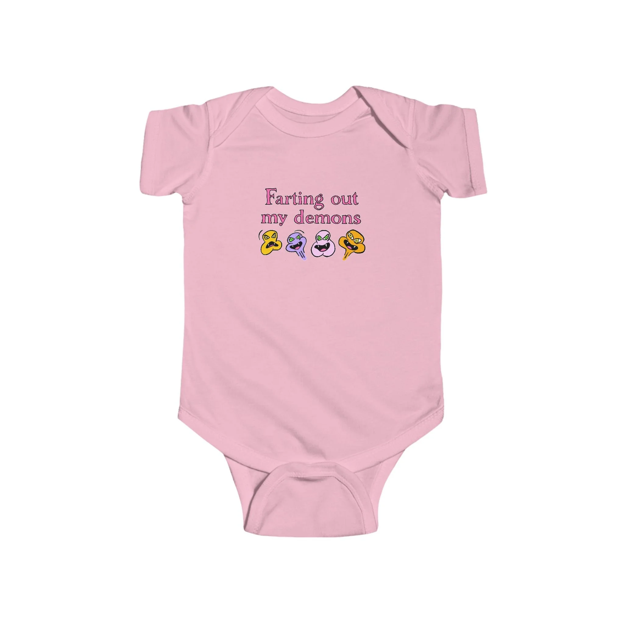 Farting Out My Demons Infant Onesie by Mental Cramps