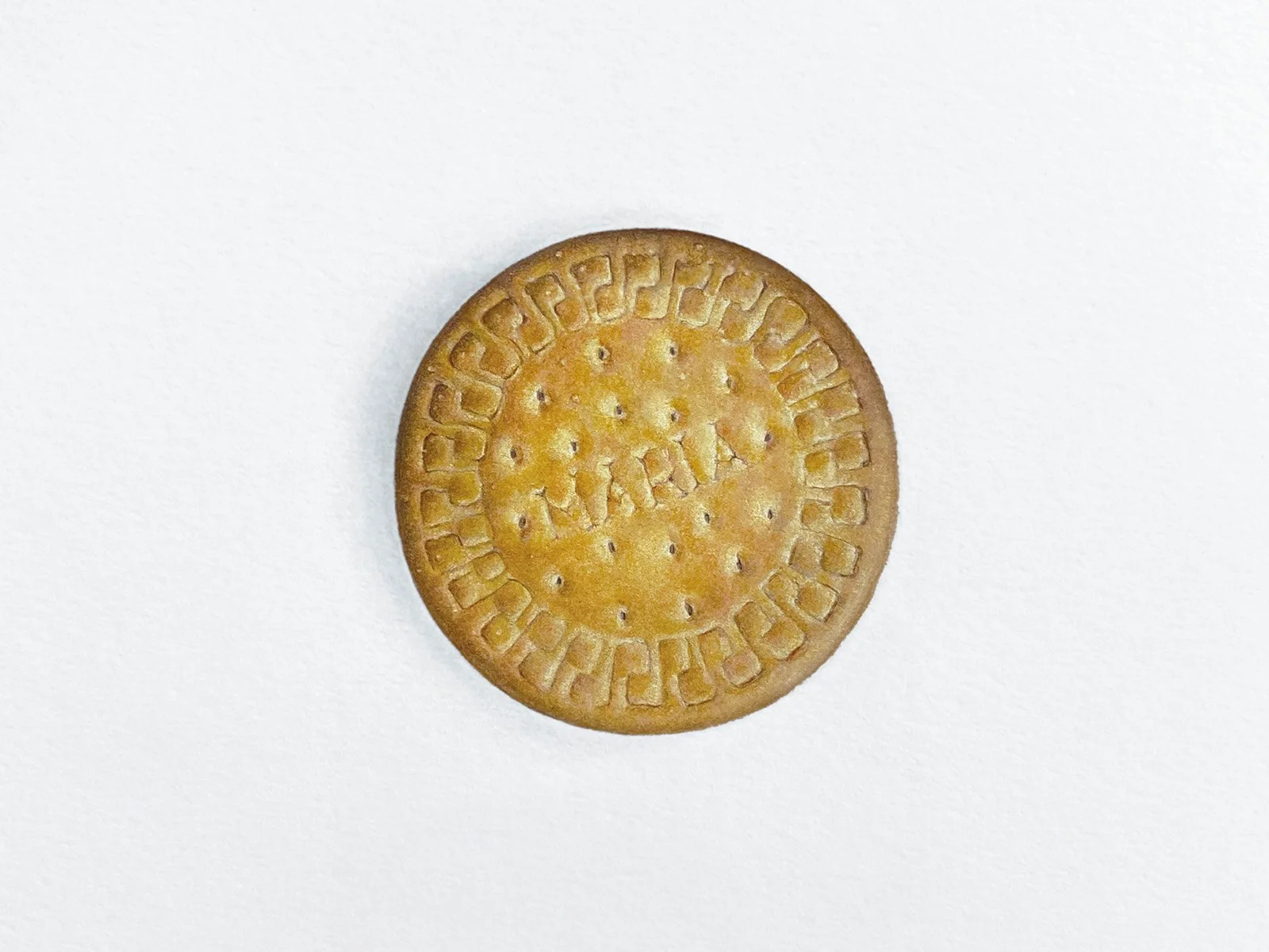 Retrato de galleta María