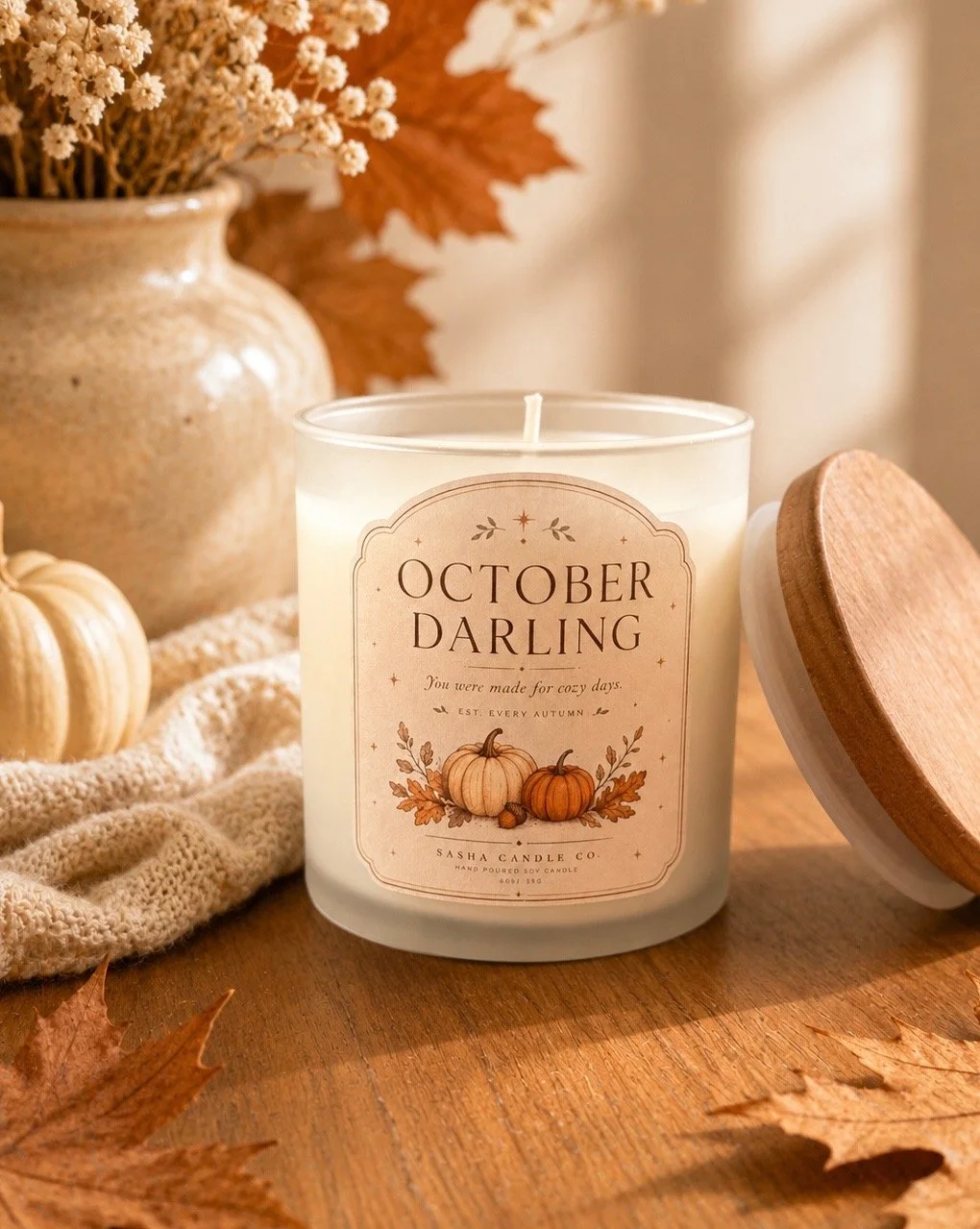 OCTOBER DARLING | Autumn Soy Candle