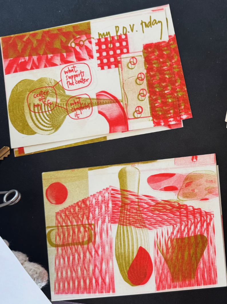 Collaged Riso, 1 of 2