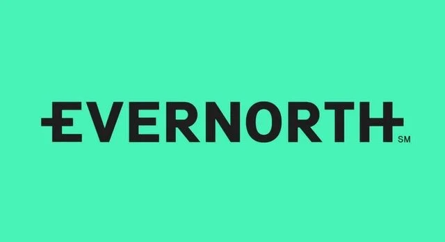 EverNorth logo on a turquoise background.