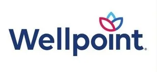 Wellpoint logo with a stylized flower icon