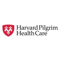 Harvard Pilgrim Health Care logo with shield and cross design