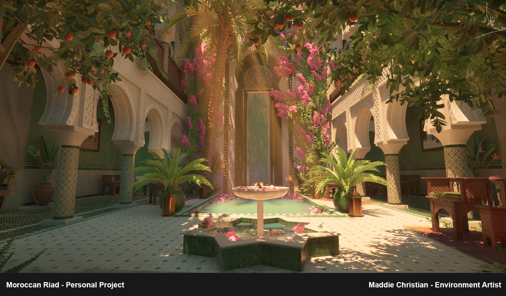 Moroccan Riad - Personal Project