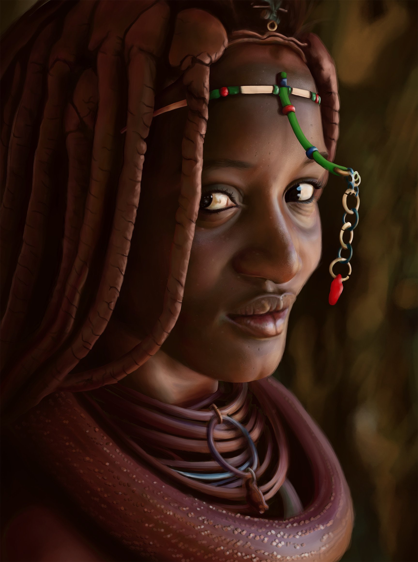 Digital Portrait Study - Himba Woman