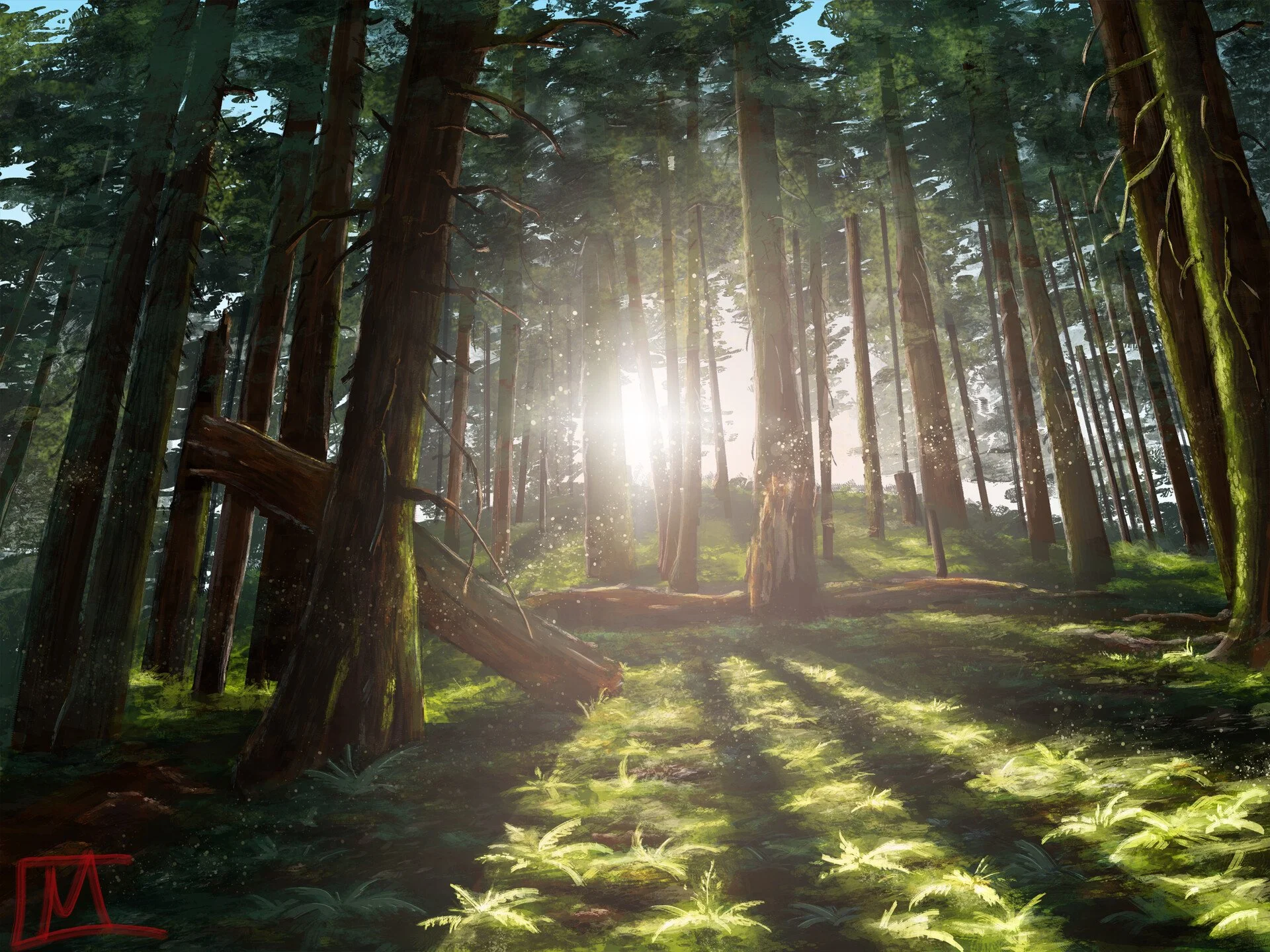 Forest Painting