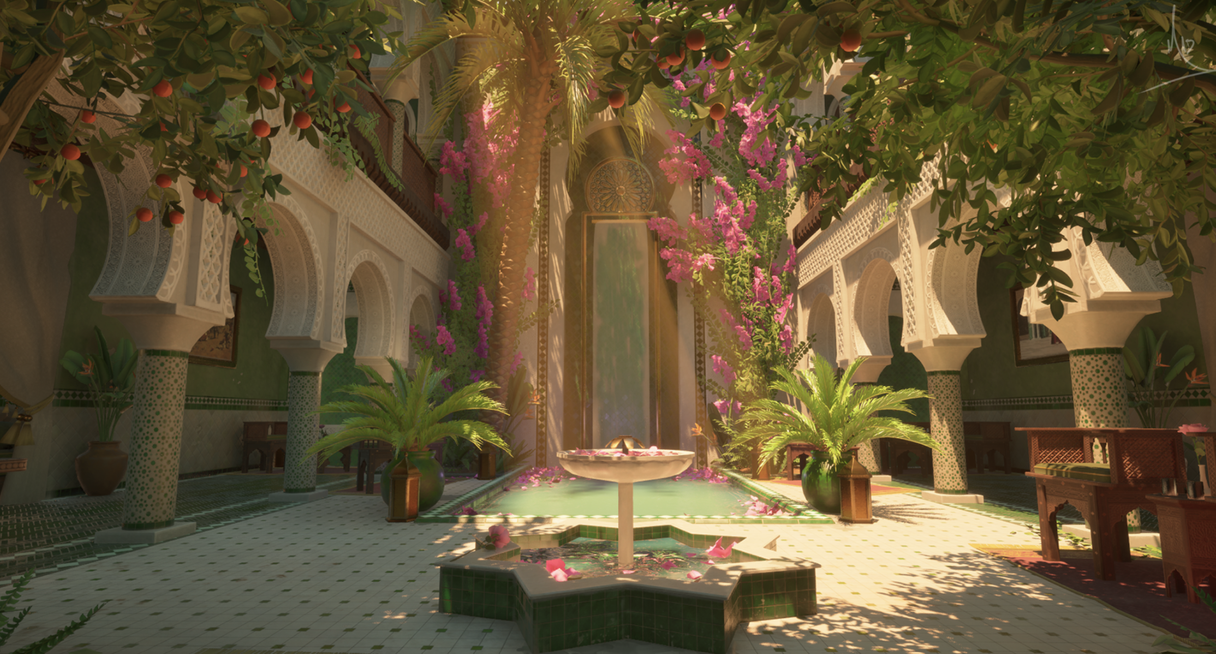 Moroccan Riad - Personal Project
