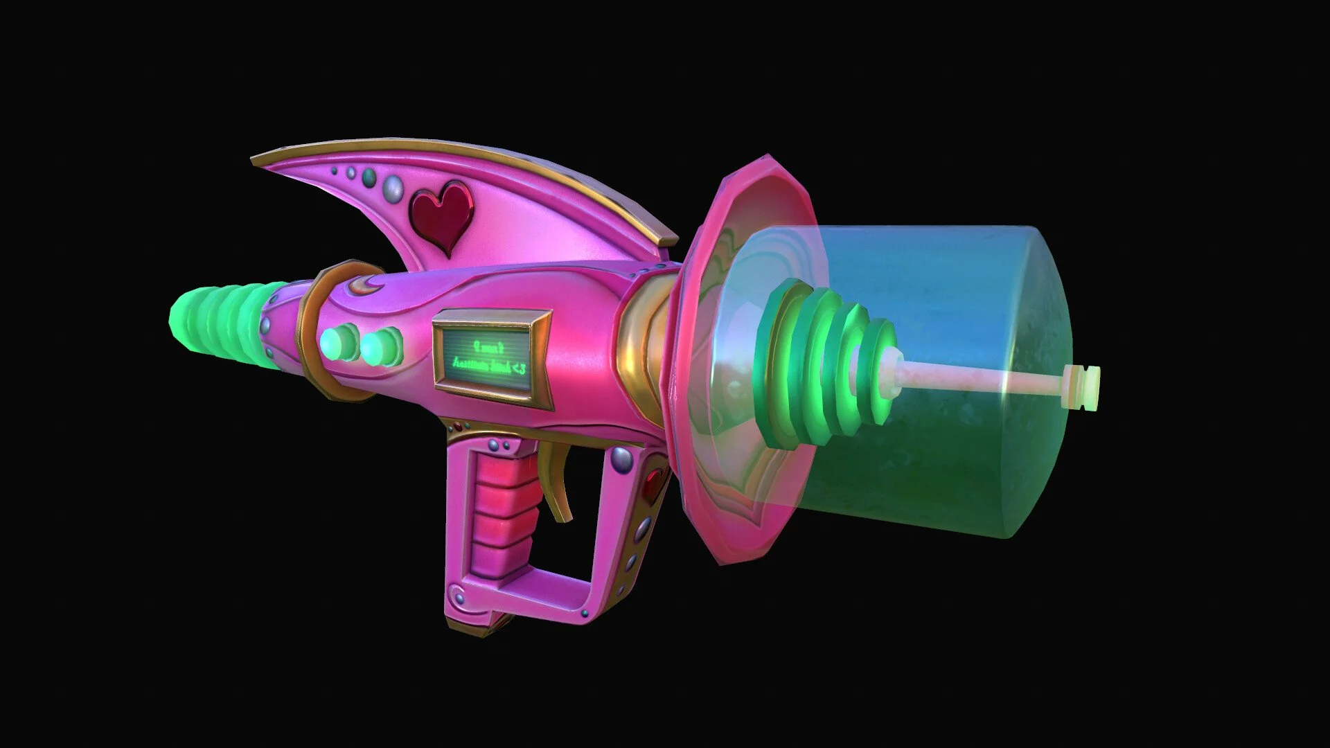 Magic Girl Raygun - Texturing