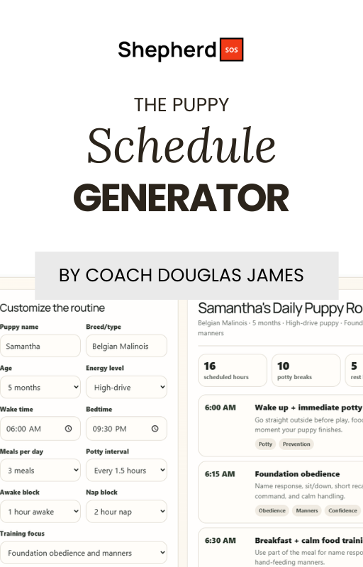 Puppy Schedule Generator