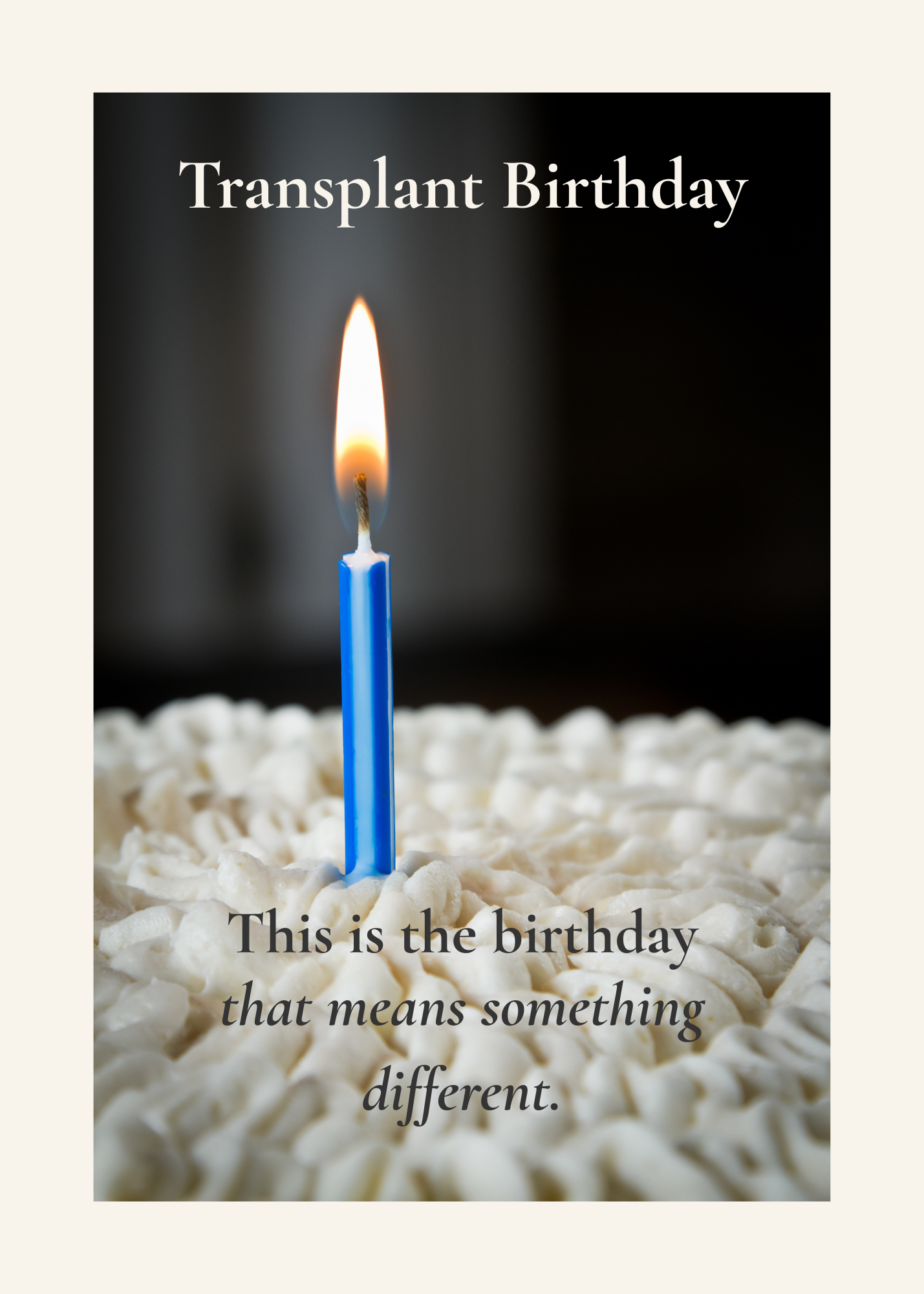 Transplant Birthday | Digital Greeting Card