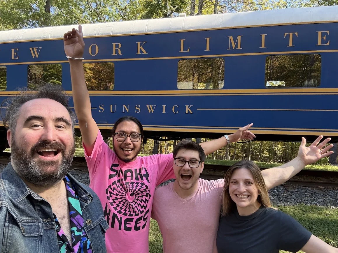 The creative minds behind Sunswick Railcar: Walter, Kim, Winston and Lindsey.