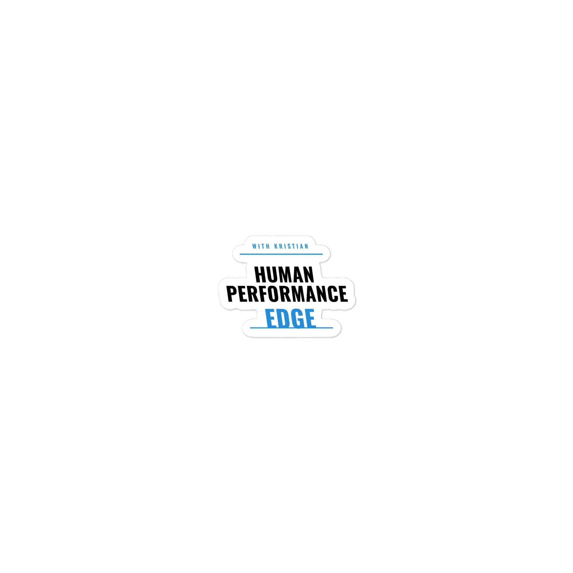 Human Performance Edge logo sticker