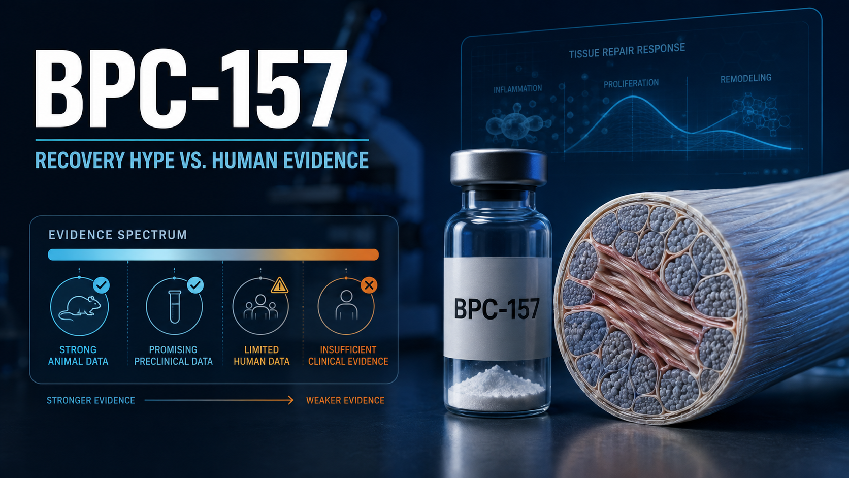 BPC-157: Recovery Hype Versus Human Evidence