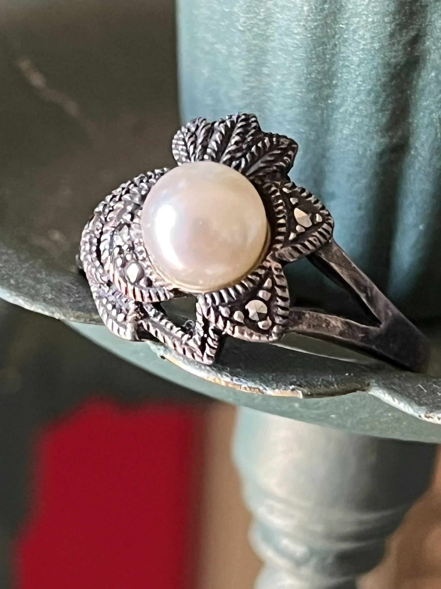 Edwardian Aura Cocktail Ring