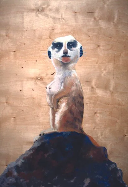Painting of a Meerkat