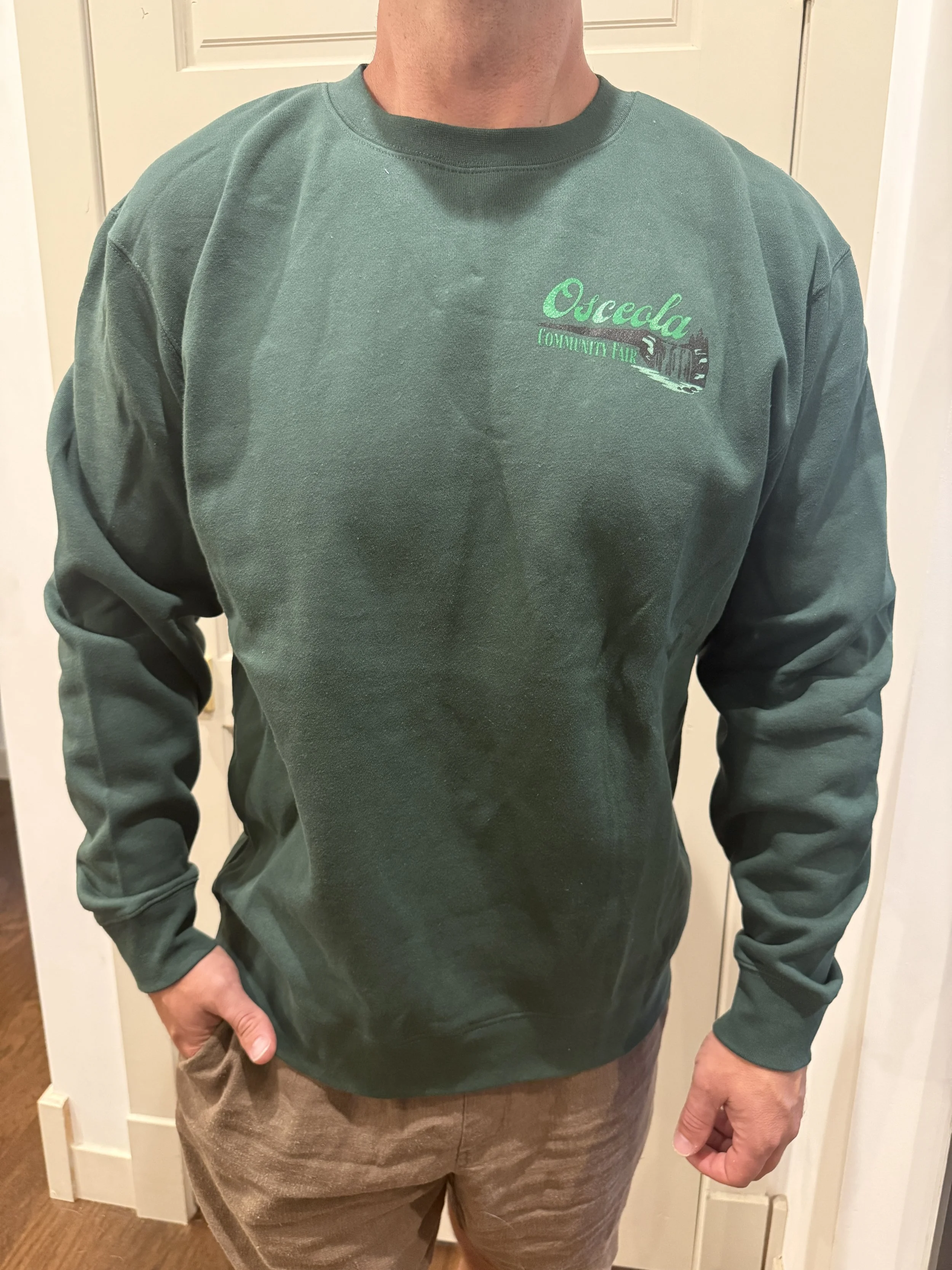 Green Crewneck Sweatshirt
