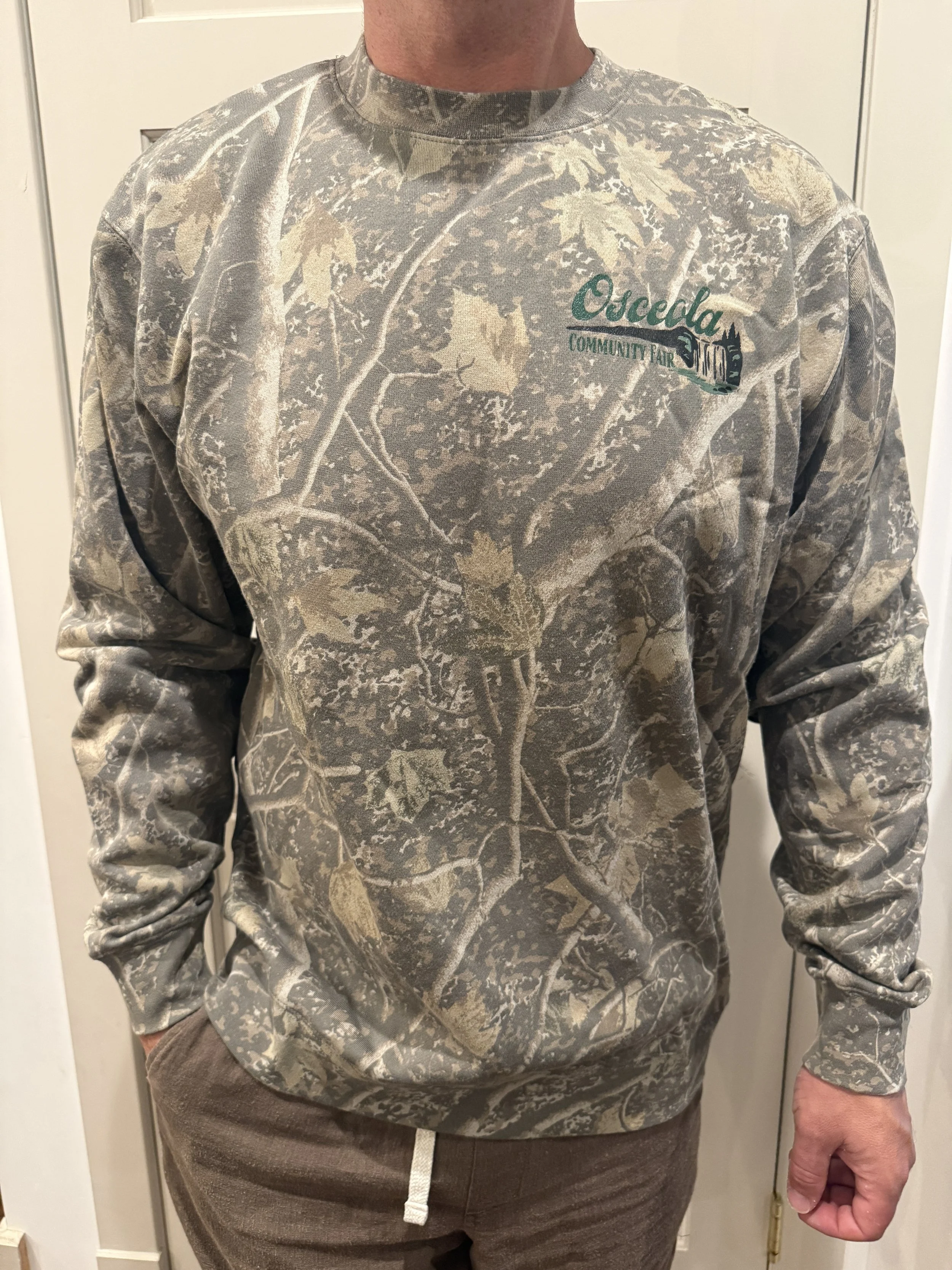 Camo Crewneck Sweatshirt
