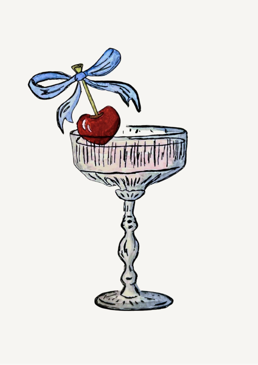 Cherry Cocktail Art Print