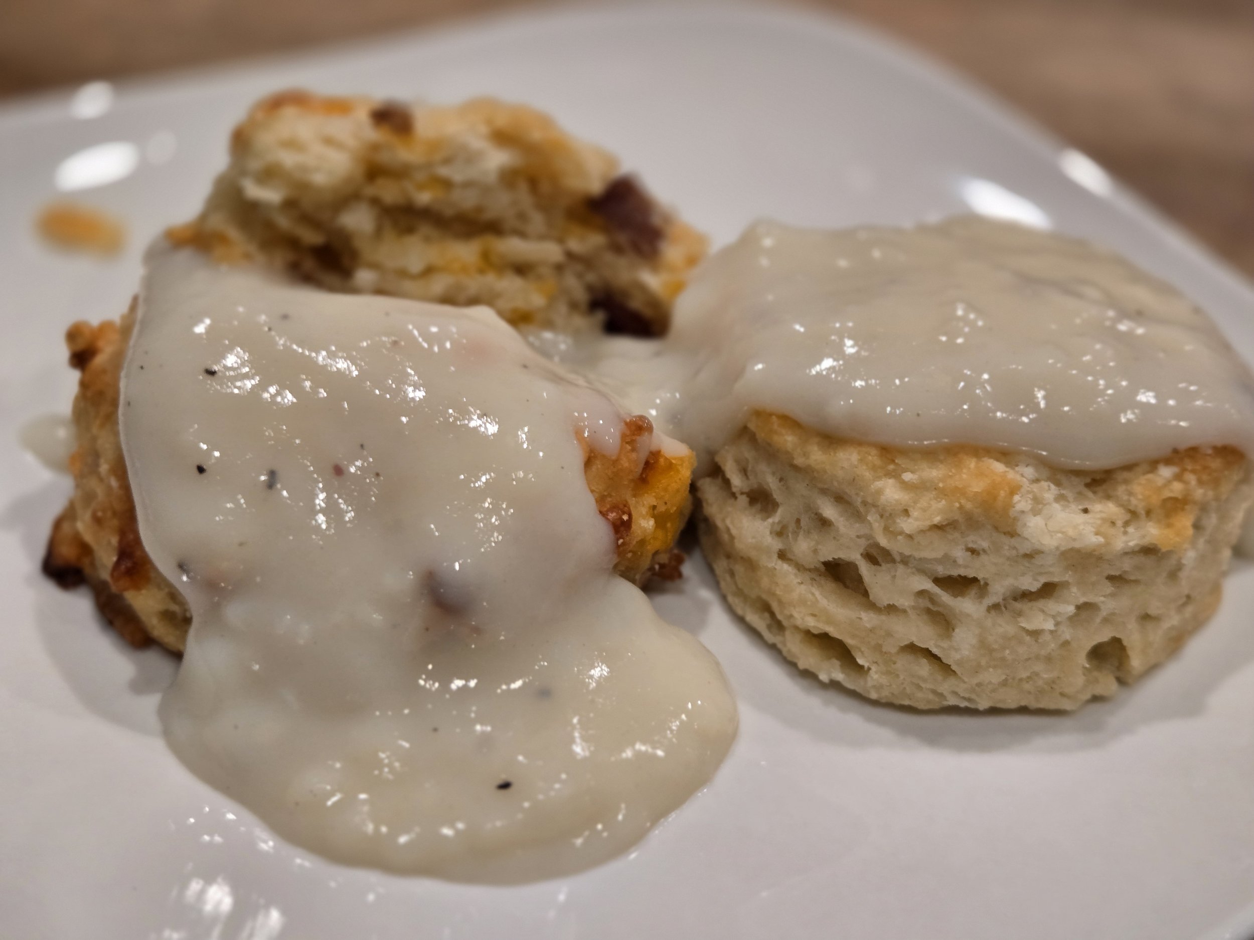 Homemade Peppered Gravy Mix prepared for pantry storage