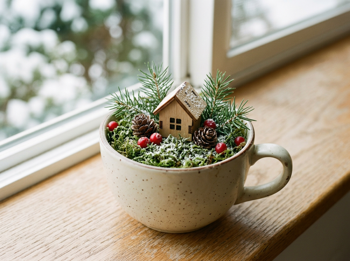 Christmas Forest Mug Arrangement Workshop