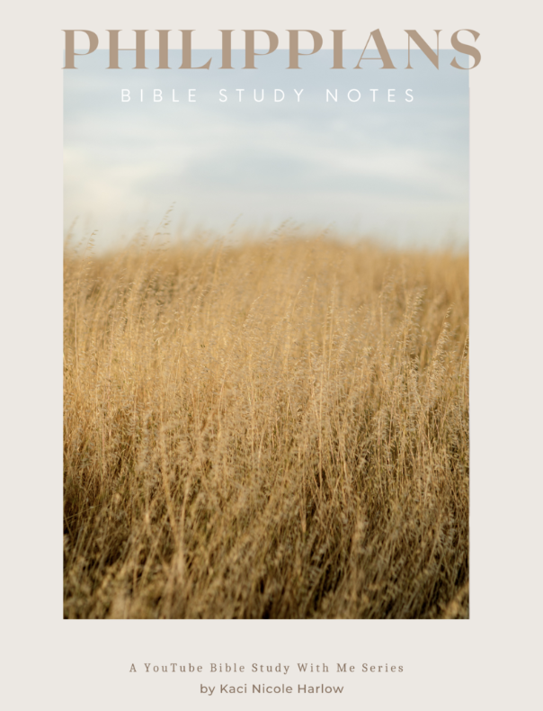 Philippians Bible Study Notes