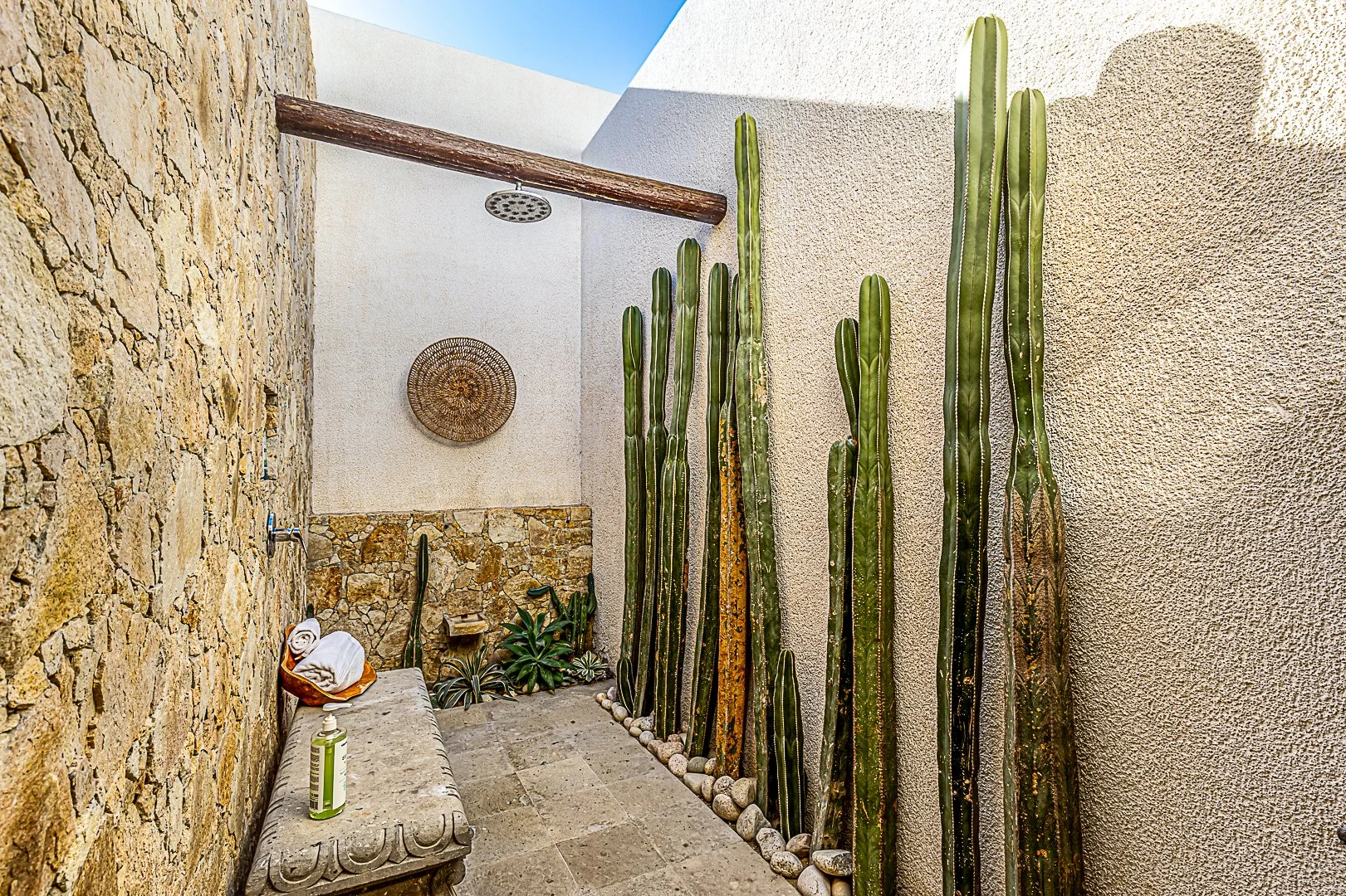 Outodoor Showe at Casa Dos Hermanas  in Cabo San Lucas